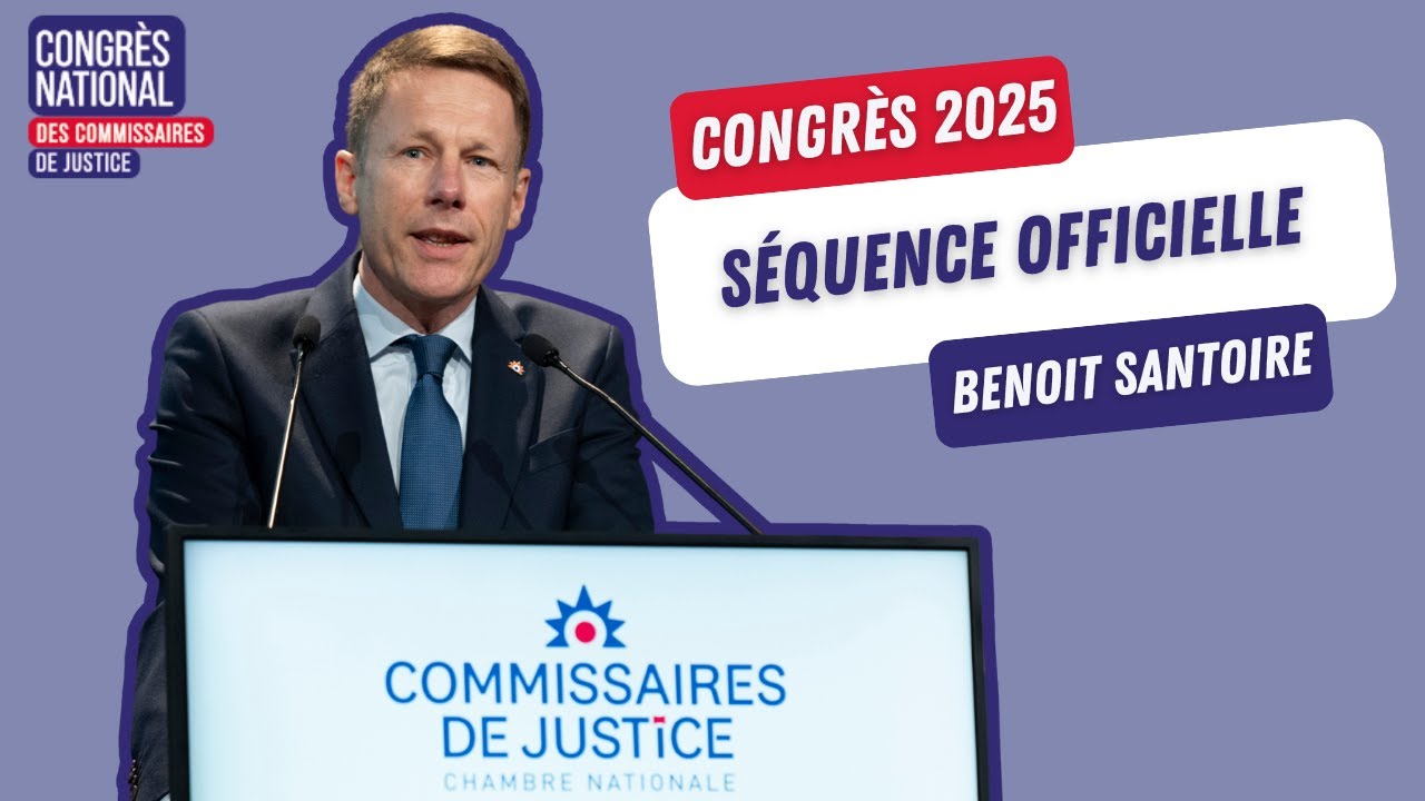Séquence officielle : Benoît Santoire, président de la CNCJ