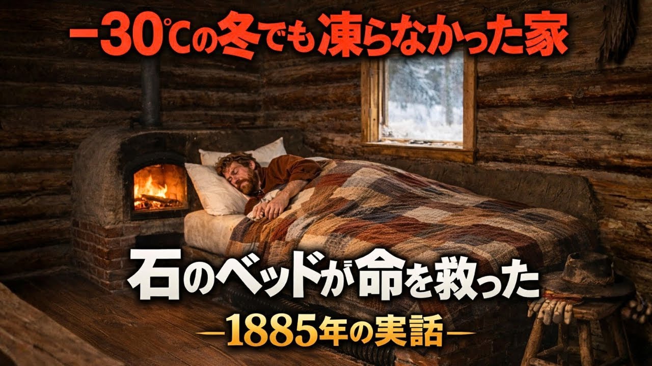 −30℃の冬でも凍らなかった家｜石のベッドが命を救った1885年の実話