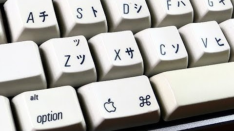 Custom AEK64 Keyboard build log from a japanese Apple Extended Keyboard II