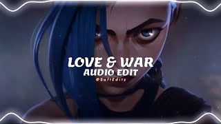 love \u0026 war - yellow claw ( remix ) ( feat. yade Lauren ) [ edit audio ]