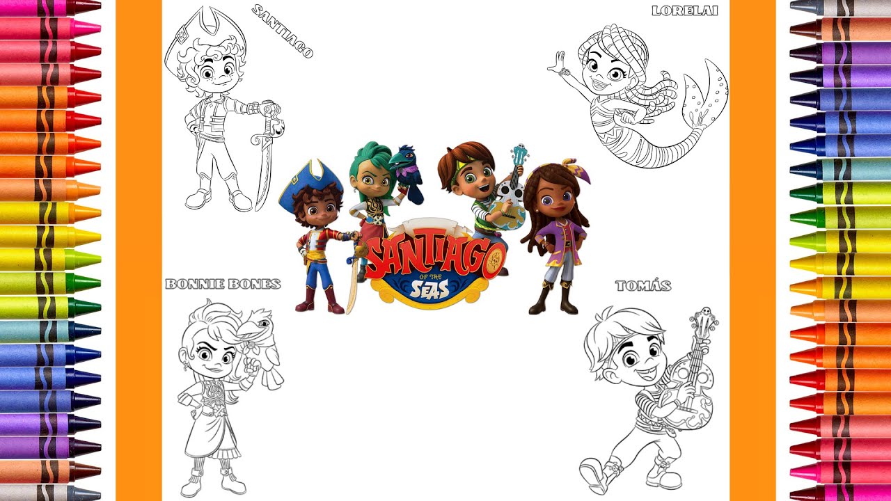 The Coloring Couple Presents: Coloring Santiago of the Seas Compilation