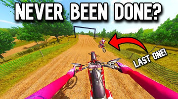 I LAPPED THE ENTIRE FIELD IN A MX BIKES RACE!