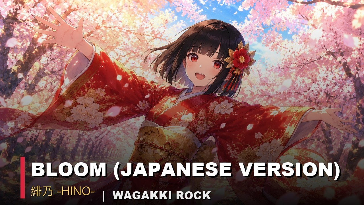 Bloom (Japanese Version) / 緋乃-HINO｜和楽器ロック・日本語ボーカル