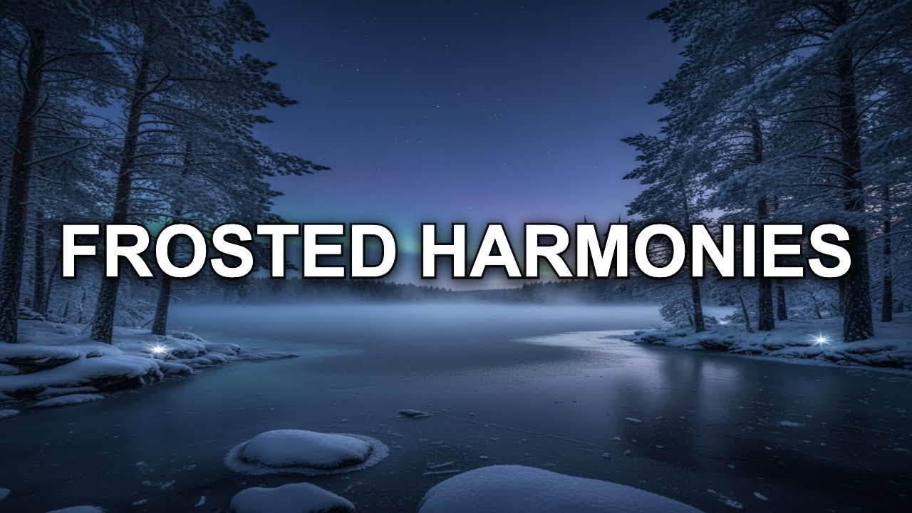 Frosted Harmonies | Serene Winter Snowfall Music for Meditation & Calm ☃️ | Relaxation Sounds