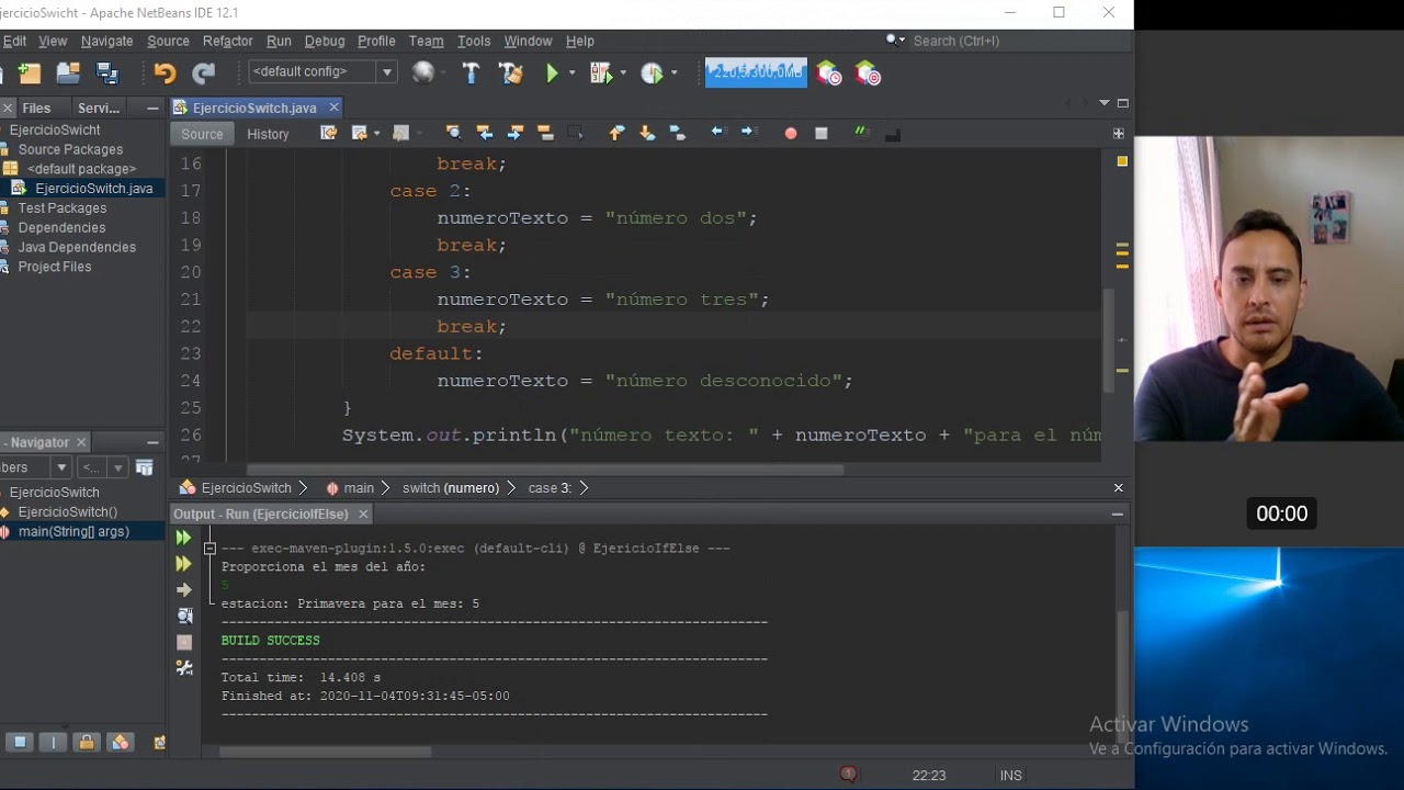 GUIA 6 JAVA Ejercicios con SWITCH - YouTube