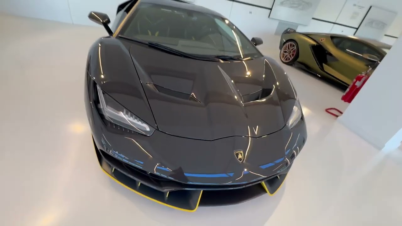 Lamborghini Factory in Italy💚🧡💙❤️