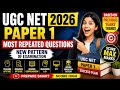 UGC NET 2026 Paper 1: 100+ Most Repeated Questions | New Exam Pattern |#viral #ugcnet #ugcnetexam