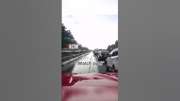 F150 crashes Into 4 cars intuition #shorts #dashcam #edit #youtubeshorts