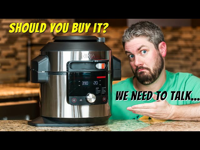 Smart Lid? Ninja Foodi Pressure Cooker Steam Fryer Review! 