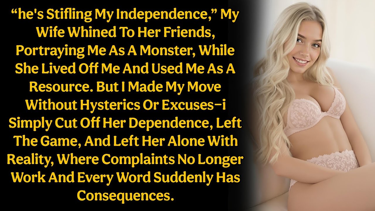 “He's Stifling My Independence,” My Wife Whined To Her Friends, Portraying Me As A Monster