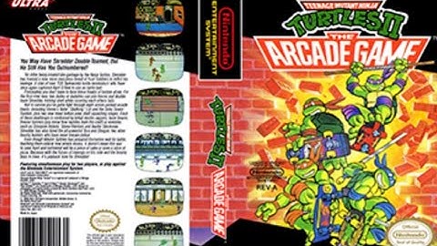 Teenage Mutant Ninja Turtles II: The Arcade Game Full Playthrough "Co-Op" #nes