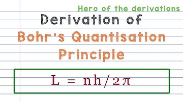 Derivation of Bohr