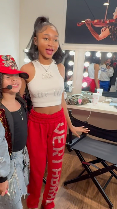 Heiress and Lay Lay backstage