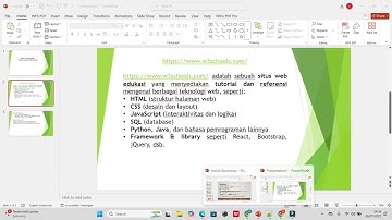 Praktek Bootstrap dengan Tutorial w3schools (Desain dan Pemrograman Web)