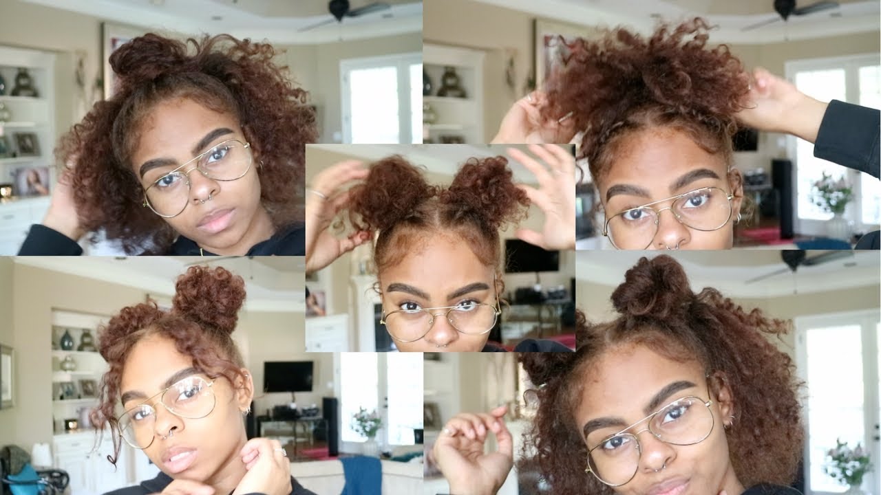 5 6 Or 7 Cute Summer Hairstyles For Medium Short Curly Hair Youtube