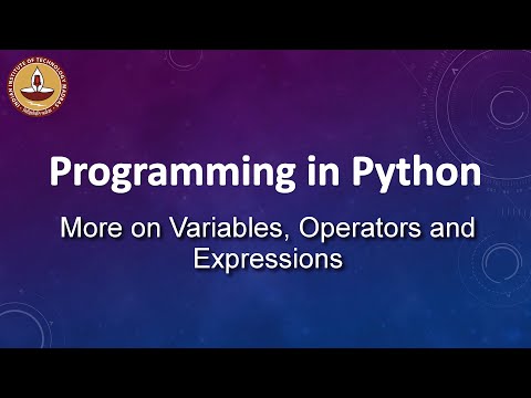 More on Variables, Operators and Expressions