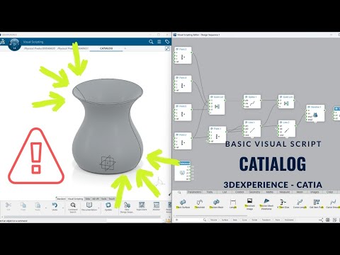 3DEXPERIENCE Visual Scripting | CATIA Automation Tutorial - CATIALOG