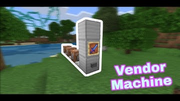 How to make a Vending Machine in Minecraft PE [Tutorial]