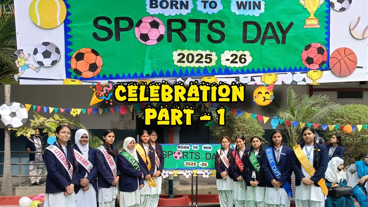🏆Sports Day Celebration 2025🥇🥈🥉 Part 1️⃣ Shibli National Girls Inter College Azamgarh 