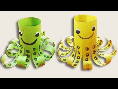 diy-paper-octopus,how-to-make-origami-crafts-for-kids,best-room-decor-idea