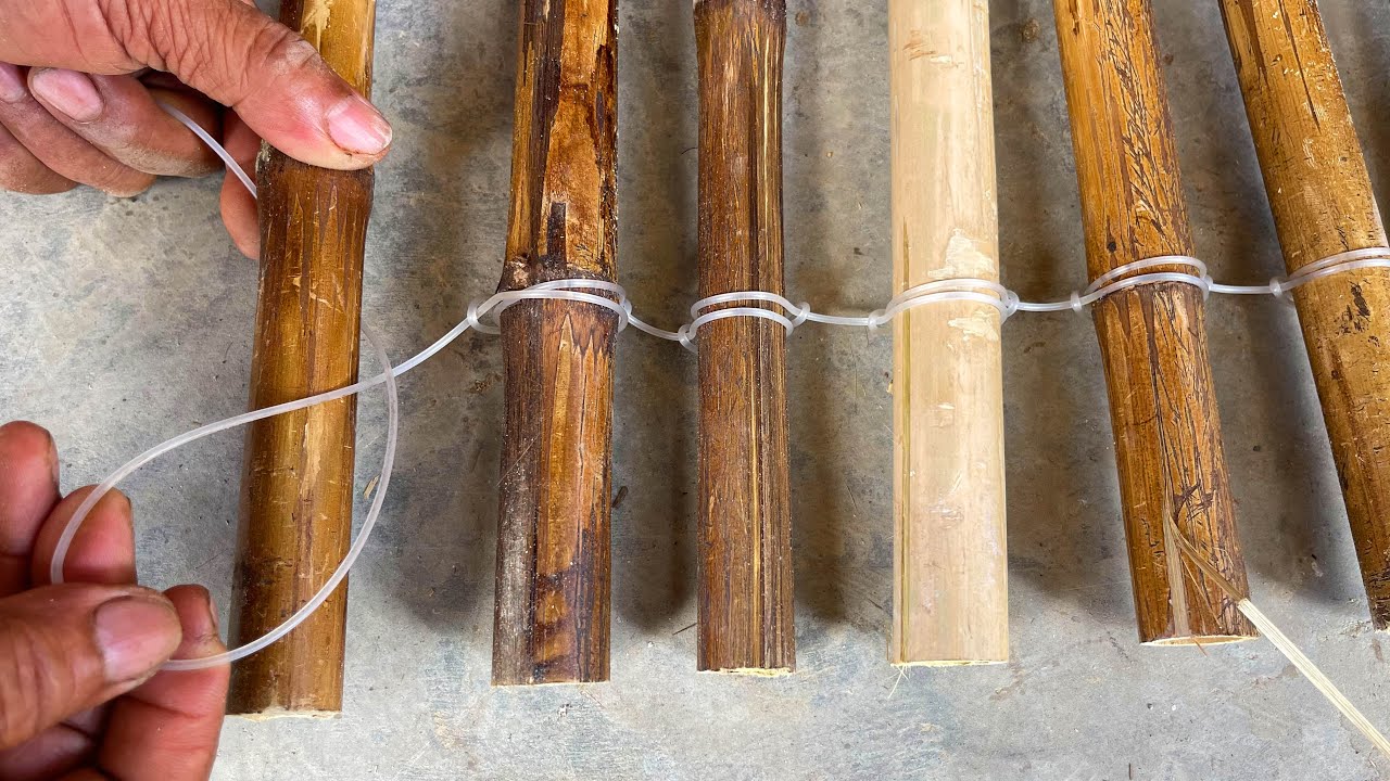 Floorr Bamboo Lashing Idea - How to Lash Bamboo DIY Woodworking