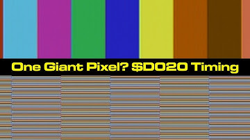 One Giant Pixel? Exploring $D020 and VIC-II/6510 Timing