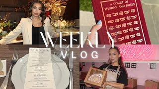 weekly vlog: events, book rebinding & taco bell