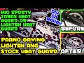 How to LIGHTEN HEAT GUARD | TABAS HEAT GUARD MIO SPORTY ( DIY ) at HOME