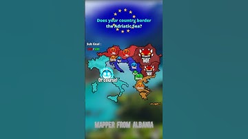 Does your country border the Adriatic Sea? #map #geographythroughmaps #europe #mapping #geography
