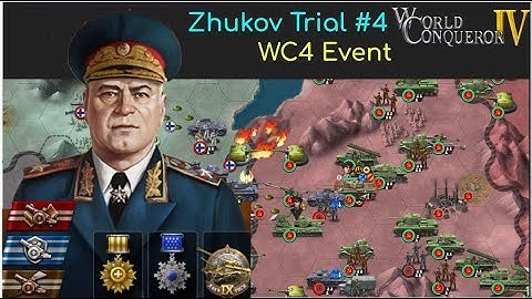 WC4 World Conqueror 4: Event Challenge!! Zhukov Trial #4 Operation Bagration, Max Reward!