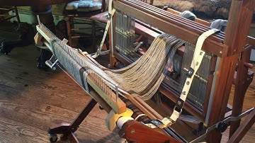 Warping a loom Back to Front Part 2