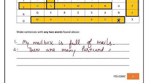 EDMC CLASS 3RD ENGLISH WEEK 15 WORKSHEET