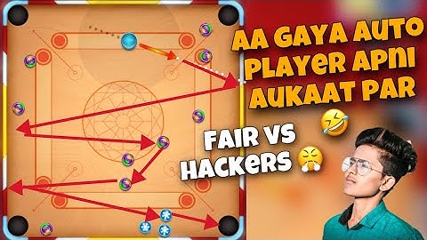 Auto Player Vs Fair Player 😱 | Carrom pool Auto Player 🤣|Carrom Pool | Gaming Nazim | Carrom board