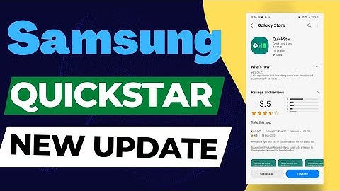 Samsung GoodLock QuickStar App New Update 2022