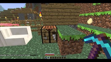 Minecraft How To Survive Tutorial ~E-17 Nether Quartz Help (Crafting And Blocks)*