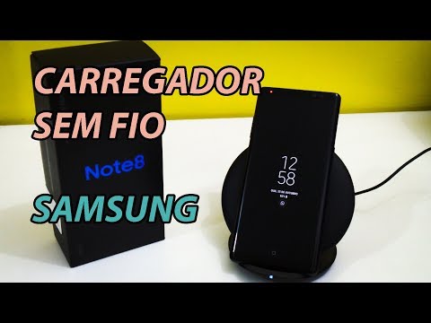 Carregador sem fio da Samsung para o Note 8