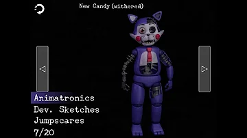 Five Nights at Candy's 2 ALL ANIMATRONICS FNaC 2