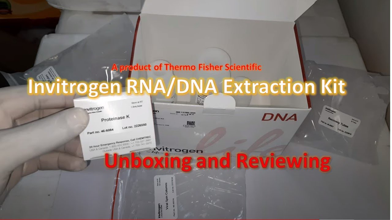 Invitrogen viral RNA/DNA Extraction Kit Unboxing and Reviewing YouTube