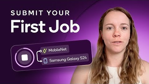 Qualcomm AI Hub Tutorial 2: Submitting your first job