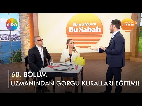 Görgü kuralları uzmanından altın niteliğinde tavsiyeler! | @yenisayfashowtv  60. Bölüm