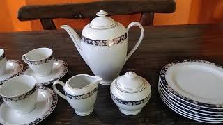 Vintage winterling schwarzenbach bavaria germany tea set and salad plate #collection#old#vintage
