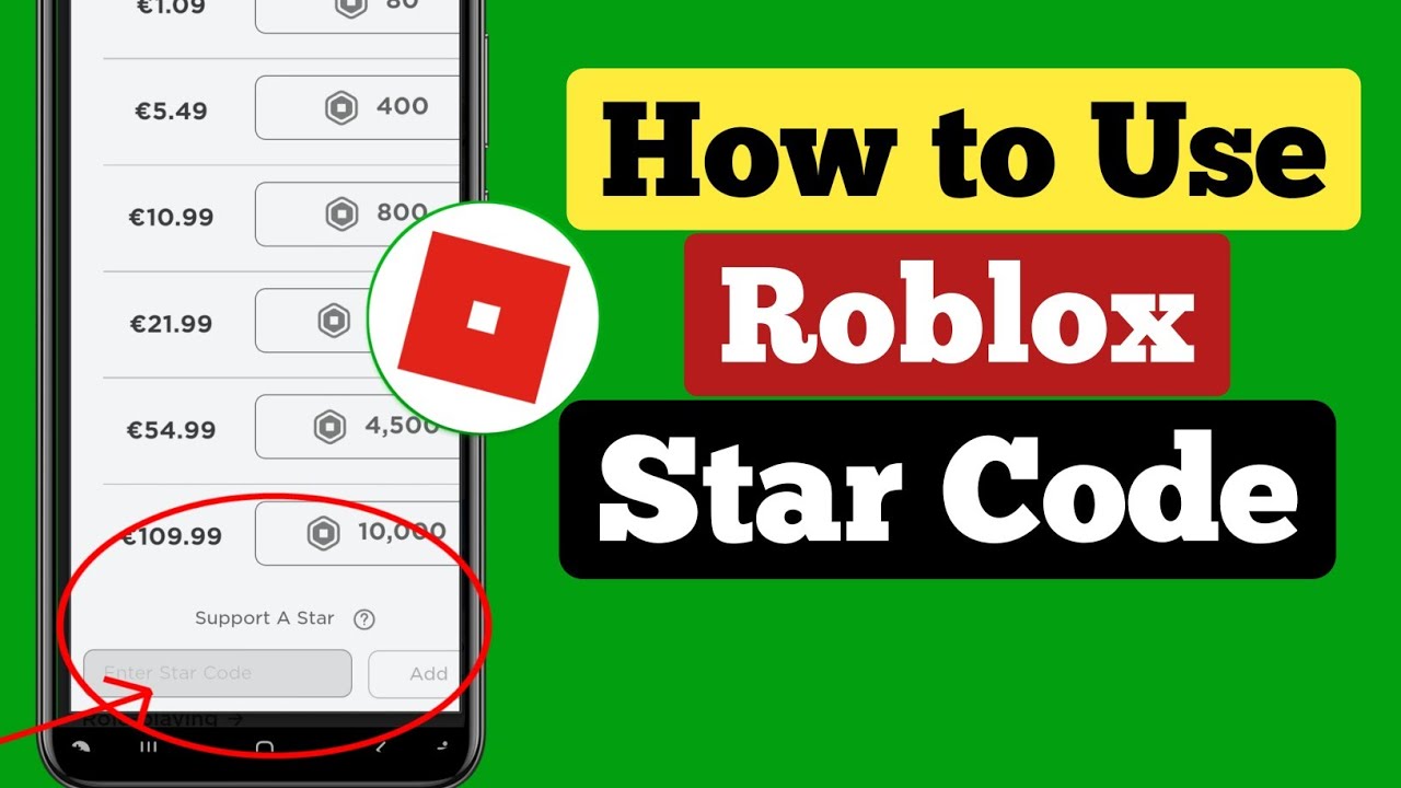 How to use Star Codes in Roblox