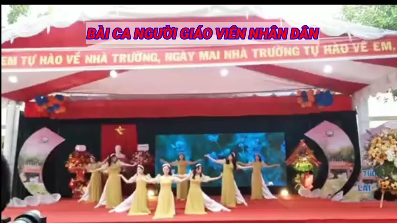 Múa bài ca người giáo viên nhân dân | múa mừng 20/11 | Ngày nhà giáo Việt Nam | THẾ GIỚI MẦM NON