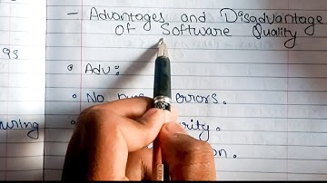 software quality assurance | SQA | Advantages and Disadvantages | software engineering. #sqa