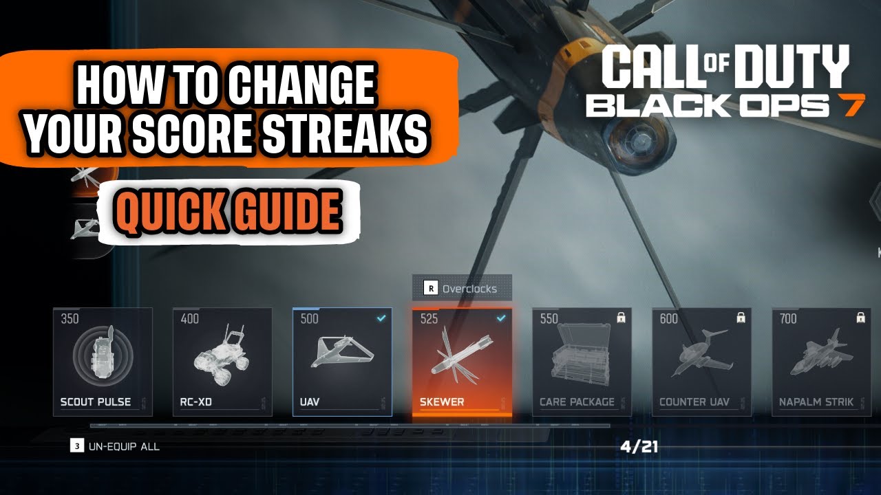 Ops Score How to Change Your Score Streaks Black Ops 7 Quick Guide - YouTube