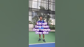 Khi nào Drop basic, Drop topspin, Drop slice #viral #viralreels #pickleball