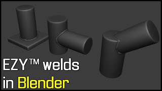 How to make EASY welds in Blender!
