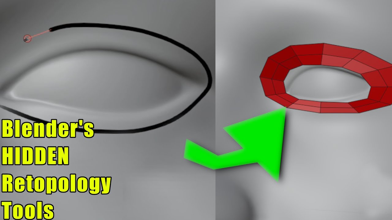 How to DRAW your TOPOLOGY in Blender (Blender Retopology Tutorial) YouTube