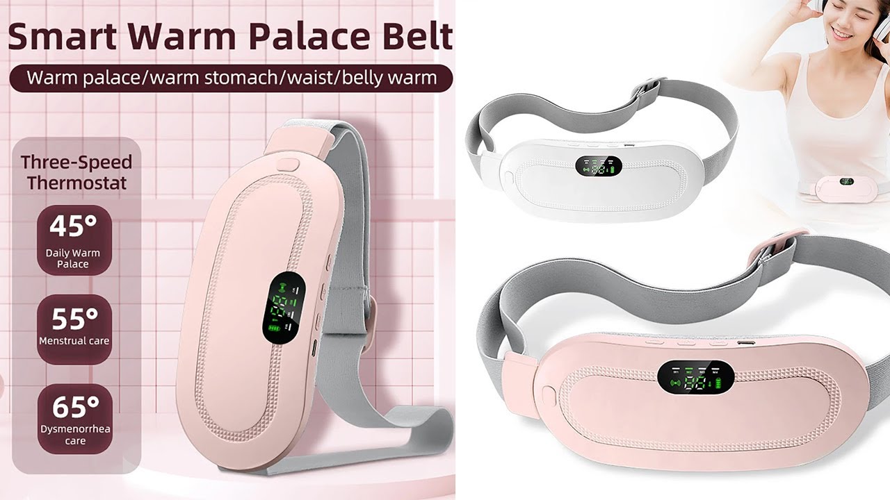Portable Cramps Belt Menstrual Heating Pad -Relief From Menstrual