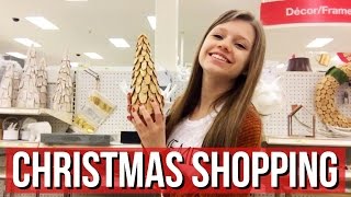 Christmas Decoration Shopping at Target + Haul! Vlogmas #1